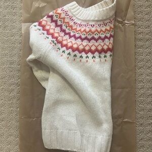 BARBOUR fair isle sweater